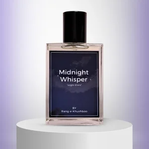 Midnight Whisper Women’s Perfume Bottle Front View