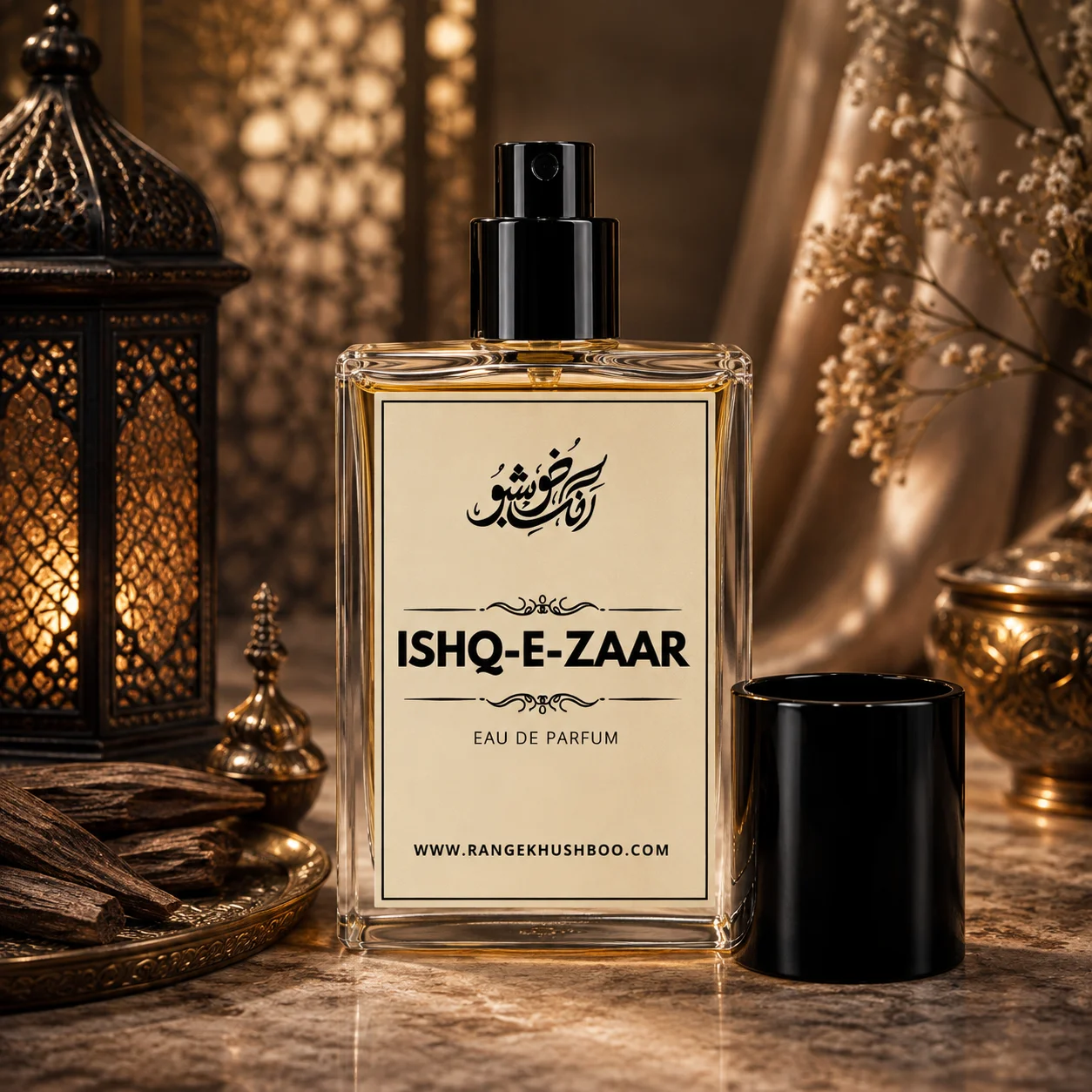 Ishq-e-Zaar 30ml oud perfume bottle by Rang-e-Khushboo